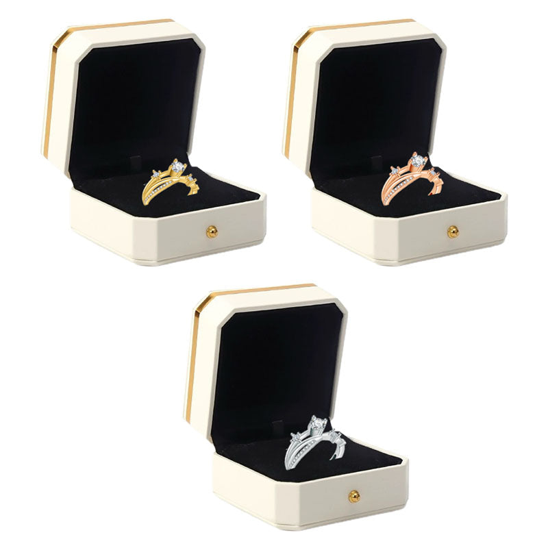 Silver + Gold + Rose Gold